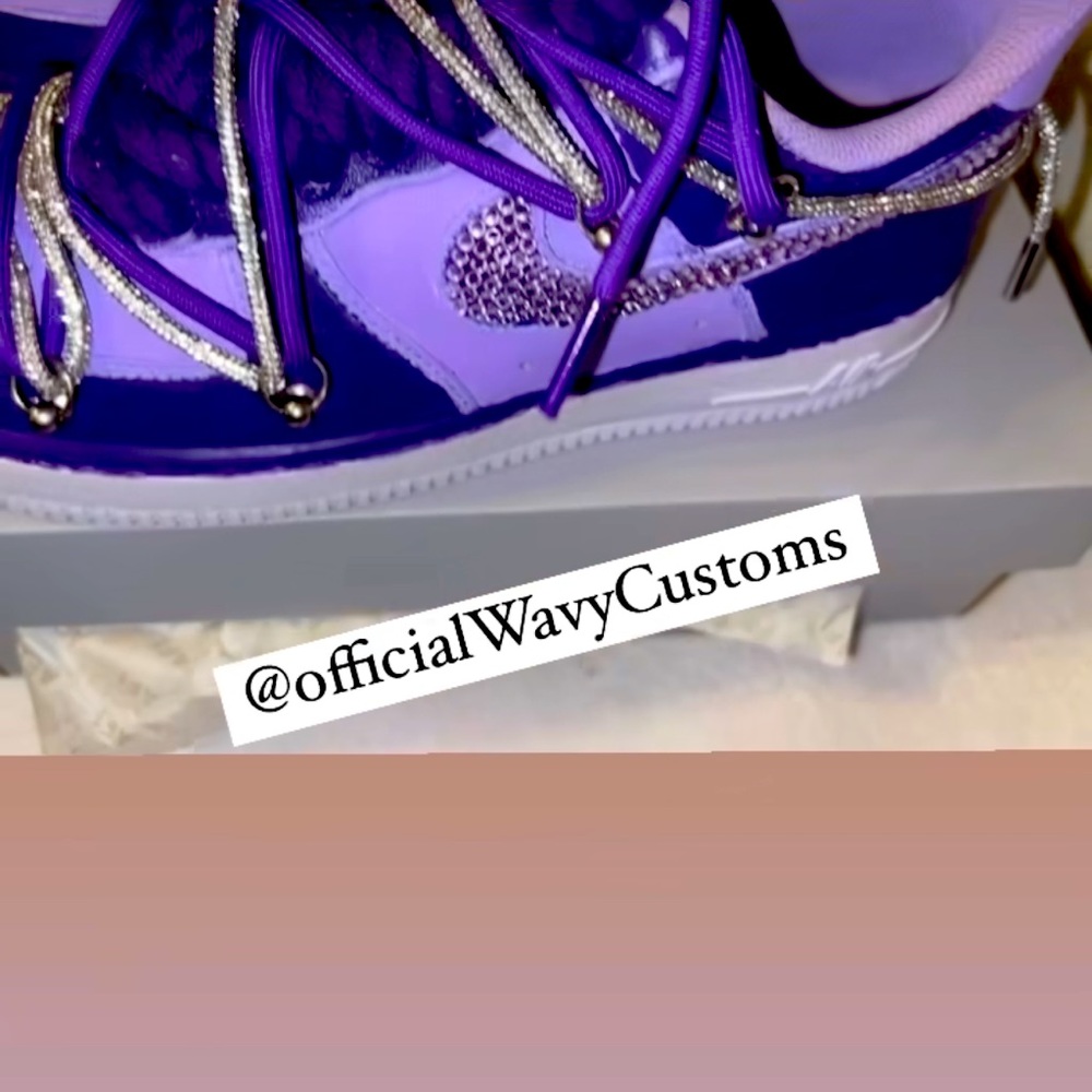 Custom Purple AF1